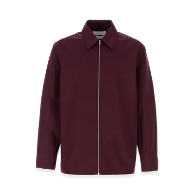 Jil Sander Grape Poplin Shirt "Purple"