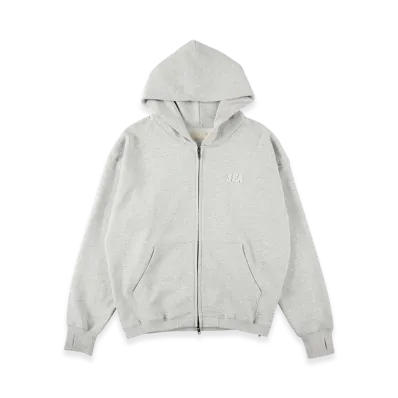 WIND AND SEA Cozy Zip Hooded Sweatshirt "Heather Gray"