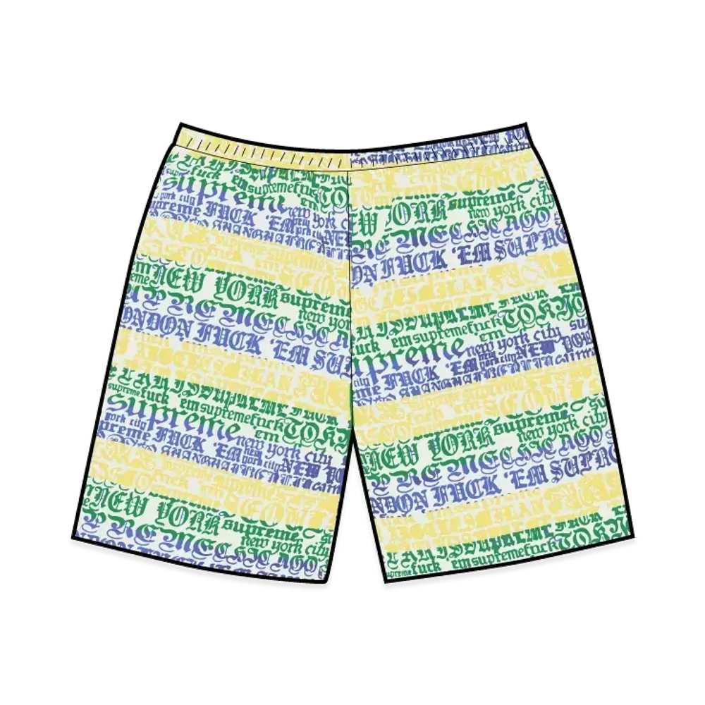 Supreme Cities Jacquard Short "Multi"