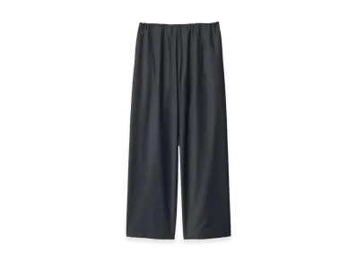 ssstein Wool Silk Drawstring Easy Pants "Black"