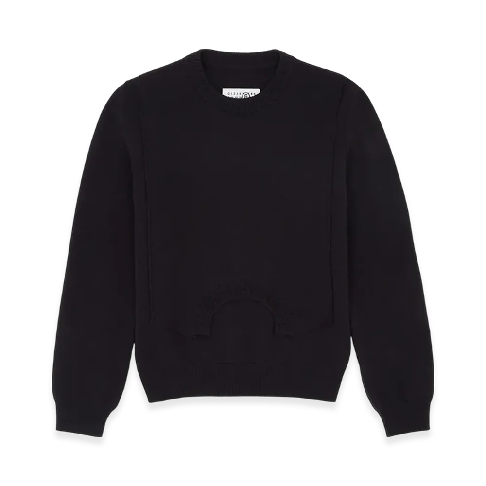 MM6 Maison Margiela Women's Wool Sweater "Black"