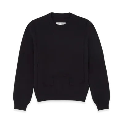 MM6 Maison Margiela Women's Wool Sweater "Black"