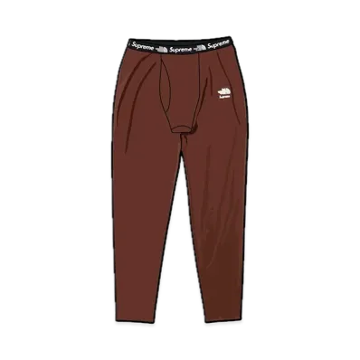 Supreme x The North Face Base Layer Pant "Brown"
