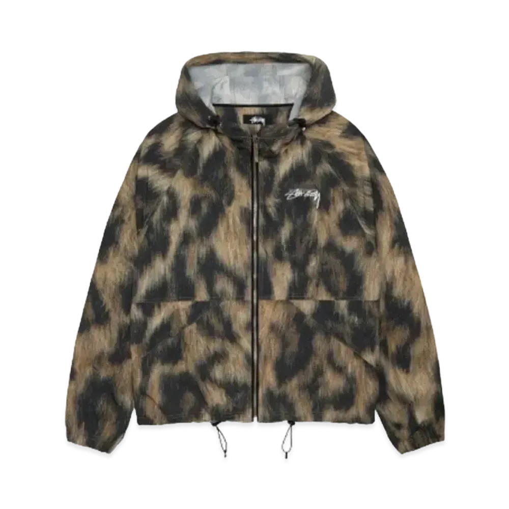 Stussy Beach Shell Fur Print "Brown"