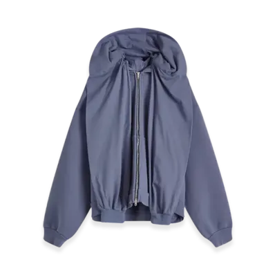 BALENCIAGA Incognito Zip-Up Hoodie "Blue"