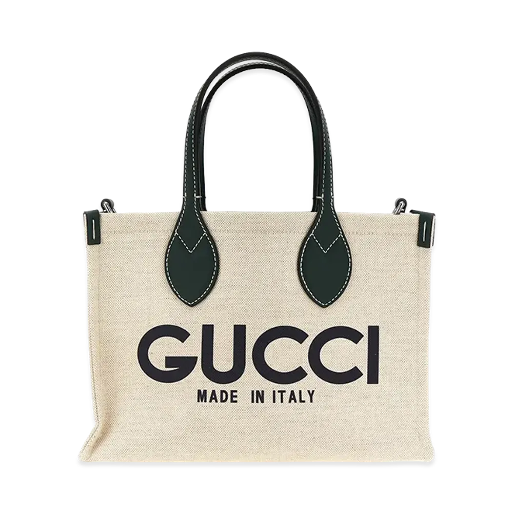 GUCCI Women's Canvas Mini Shopping Bag "Beige/Sand"