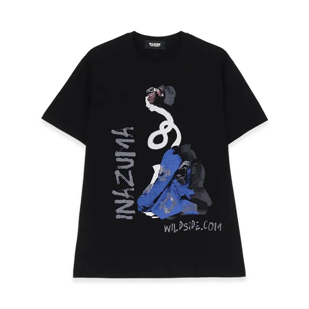 WILDSIDE YOHJI YAMAMOTO Rokurokubi T-Shirt "Black"