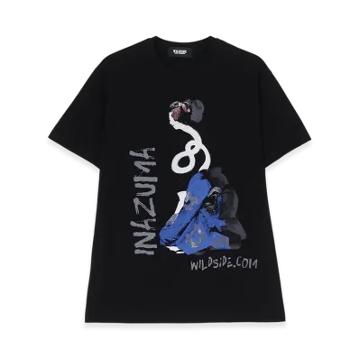 WILDSIDE YOHJI YAMAMOTO Rokurokubi T-Shirt "Black"