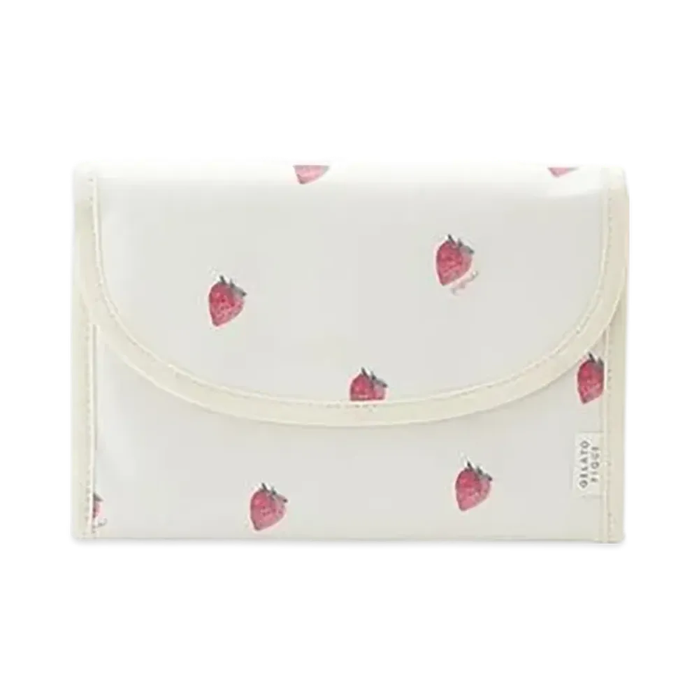 GELATO PIQUE All-Over Pattern Mother & Child Notebook Case S "Red"