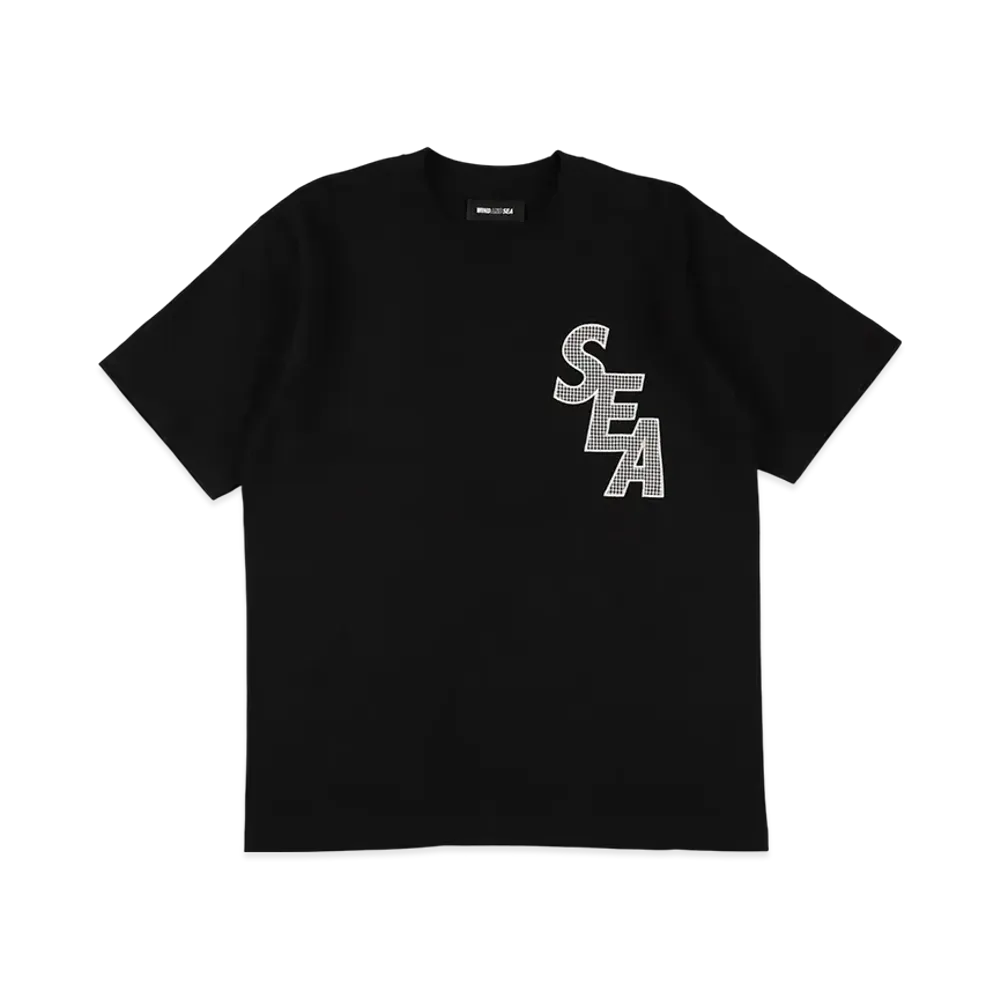 WIND AND SEA Logo Stitch S/S Tee "Black"