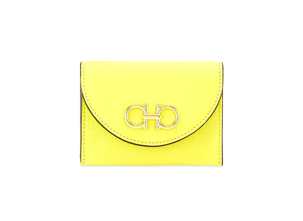 Salvatore Ferragamo Card Case "Canary Yellow"