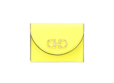 Salvatore Ferragamo Card Case "Canary Yellow"