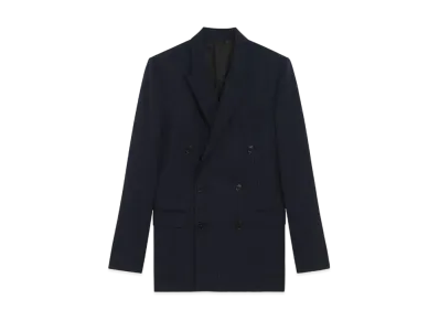 CELINE Rectangle Jacket / Tennis Stripe "Navy"