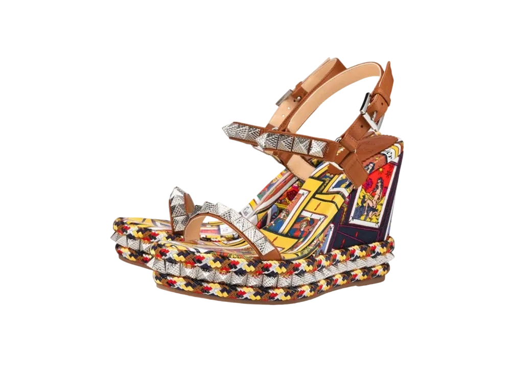Christian Louboutin Pyraclou 110 mm "Multicolor"
