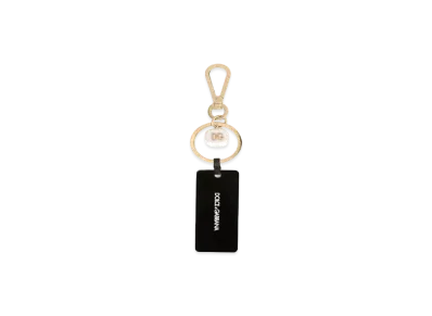 Dolce&Gabbana Key Holder Metal Tags & Logo Pearl "Multicolor"