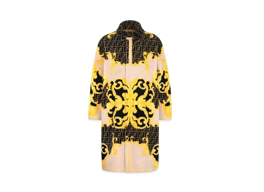 FENDI x Versace Fendace Multicolor Shearling Coat "Multicolor"