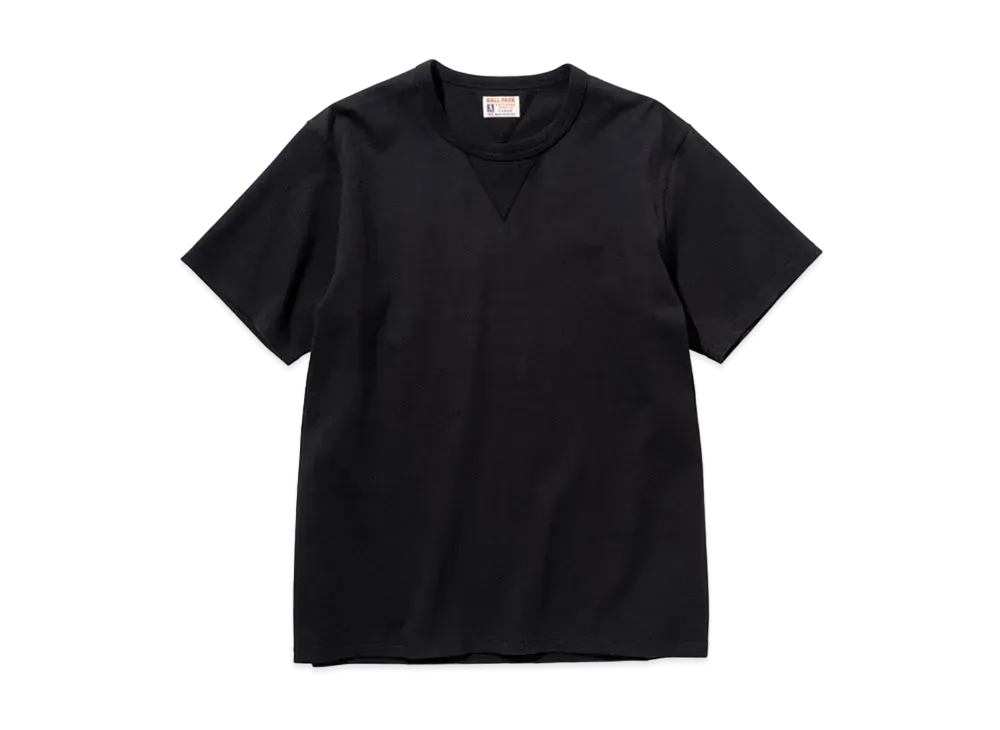 THE REAL McCOY'S GUSSET T-SHIRT "Black"