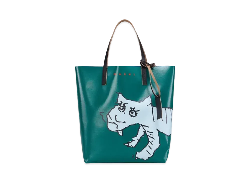 Marni Green And Blue Tribeca Messenger Bag "Green"