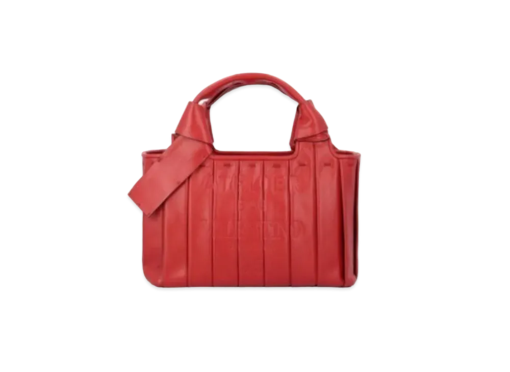 Valentino Small Rockstud Grainy Calfskin Crossbody Bag "Rosso Valentino"