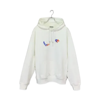 Dior x Kenny Scharf Men's Oversize Hooded Sweatshirt "White"