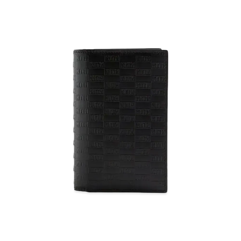 Kith Kithmas Monogram Passport Holder "Black"