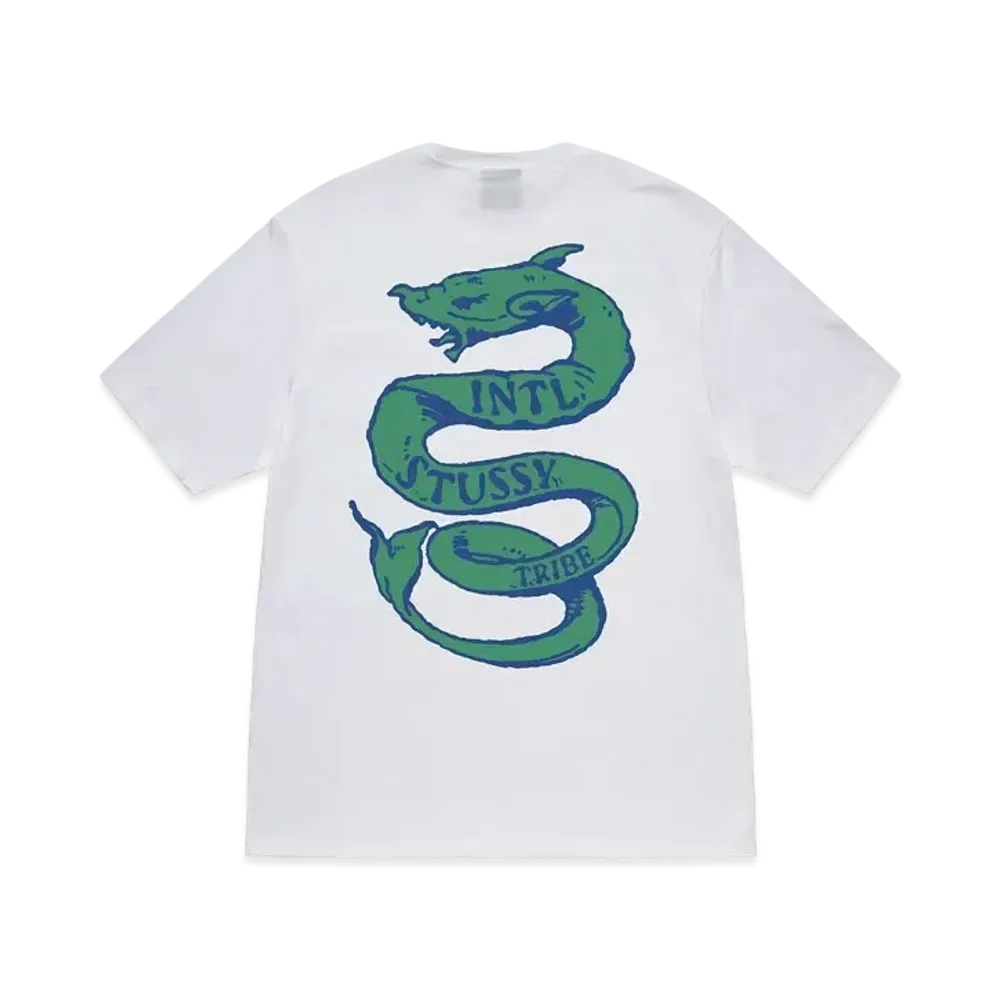 Stussy Serpent Tee "White" "White"
