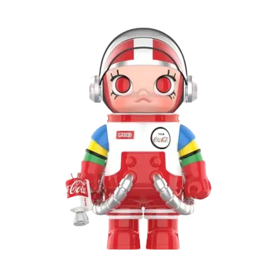 POP MART MEGA Collection 400% SPACE MOLLY TEAM COCA-COLA