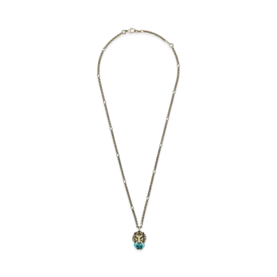 GUCCI Lion Head Necklace "Gold"
