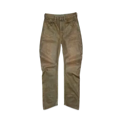 Acne Studios Relaxed Fit Coated Jeans "Blue/Beige"