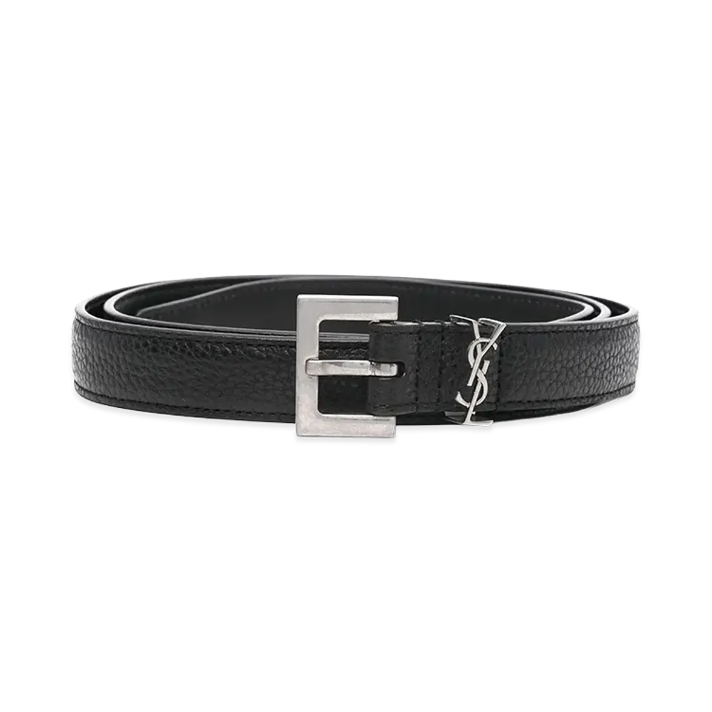 Saint Laurent 'Tiny Cassandre' Belt "Black"