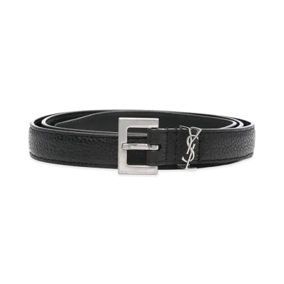 Saint Laurent 'Tiny Cassandre' Belt "Black"