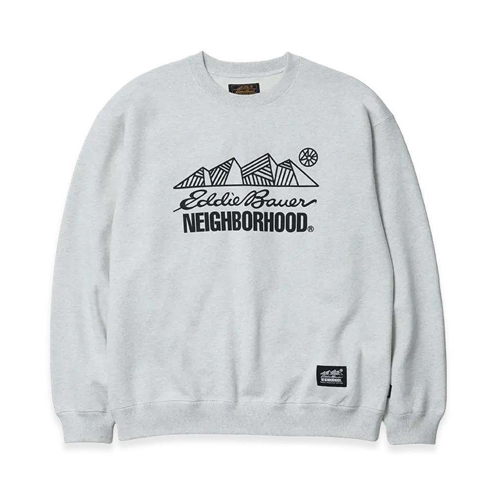 NEIGHBORHOOD x Eddie Bauer Classic Sweat Shirt LS "Oatmeal"