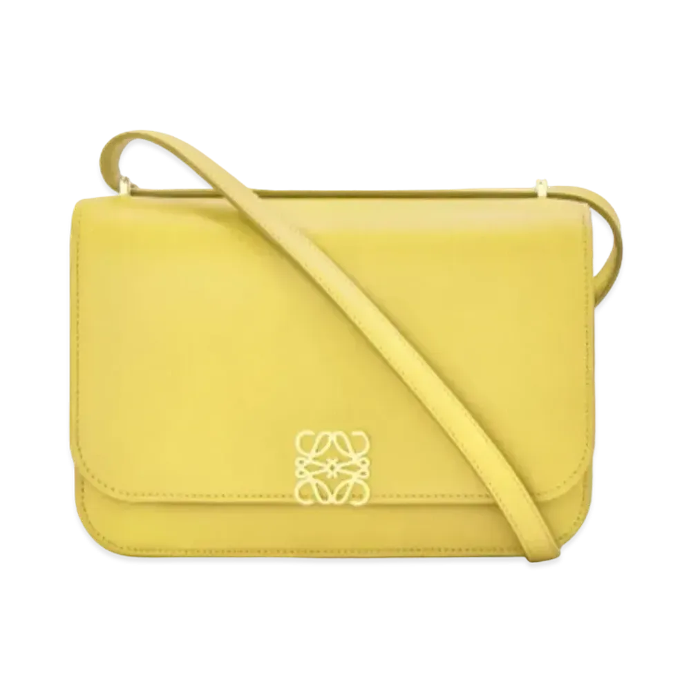 LOEWE Goya Bag In Silk Calfskin "Yellow"