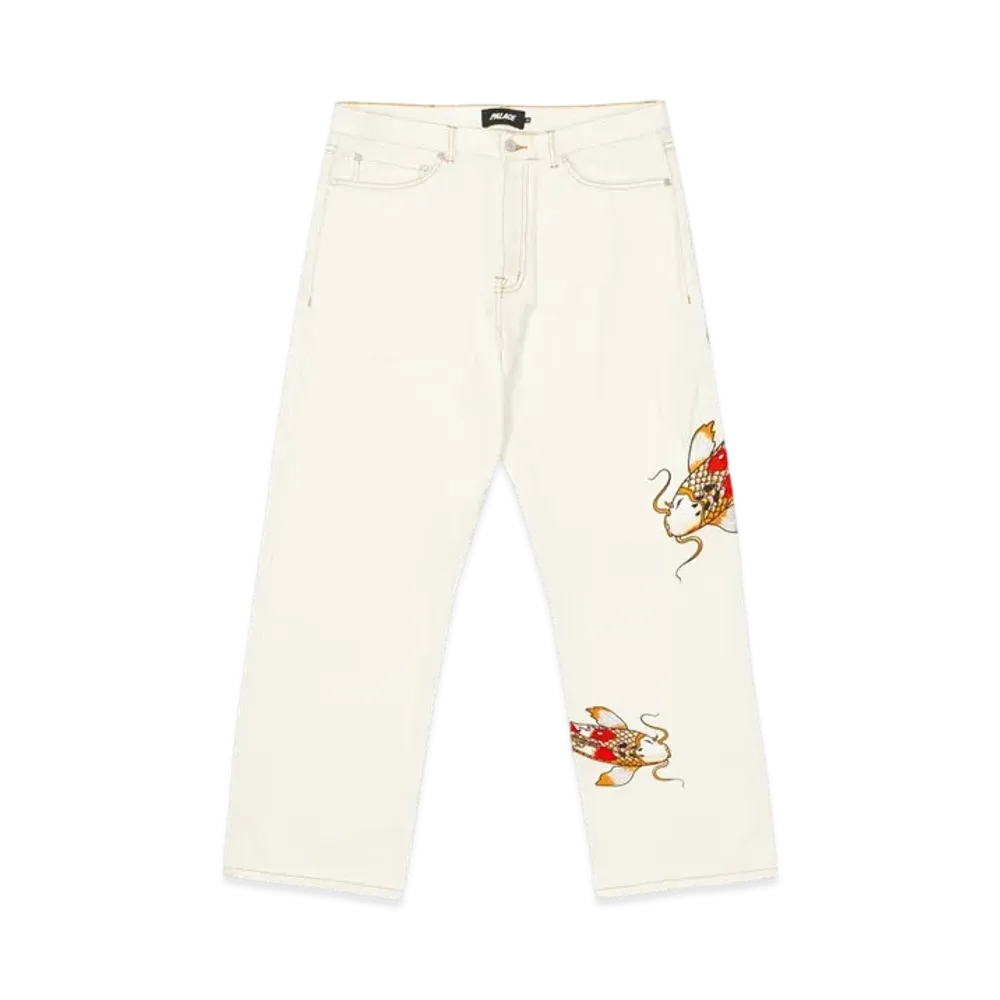 PALACE Carp Jean "White"