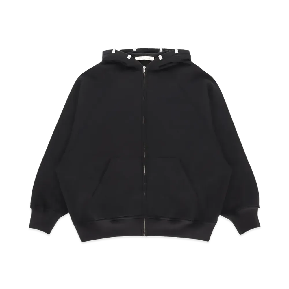 1017 ALYX 9SM Lightercap Hooded Zip Sweatshirt "Black"