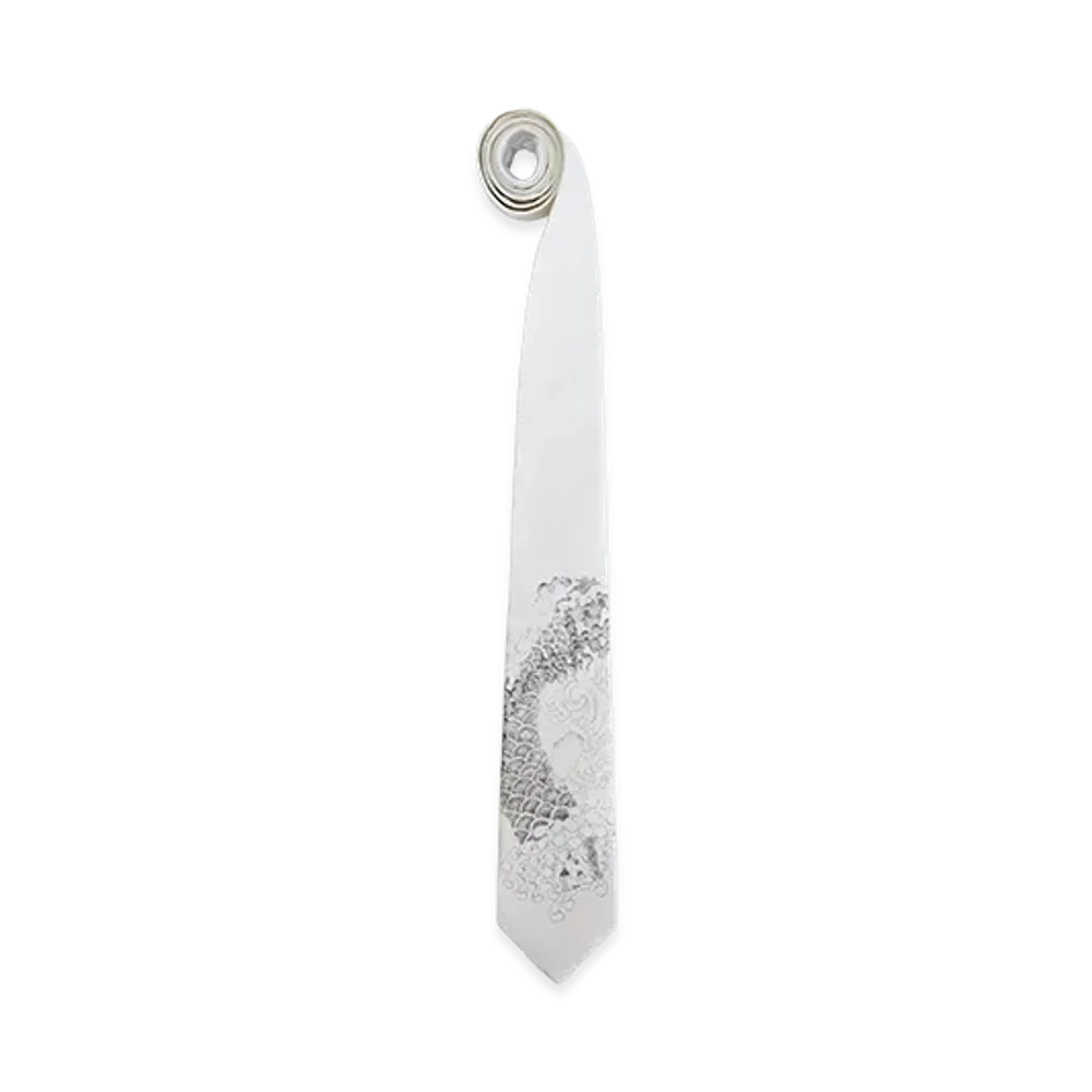 OUR LEGACY Tie "Sprouting Ocean Print"