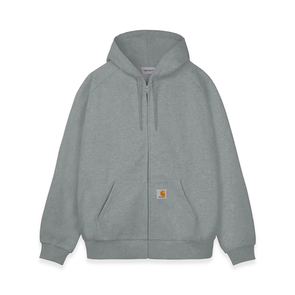 Carhartt WIP Hooded Square Label Jacket "Grey Heather"