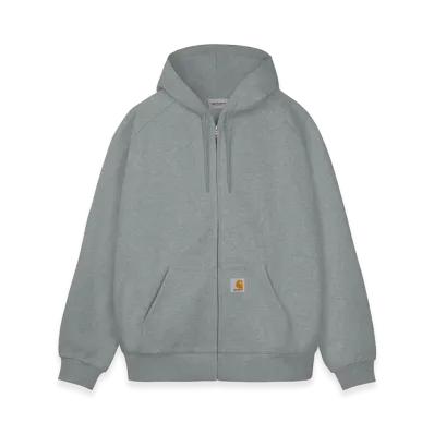 Carhartt WIP Hooded Square Label Jacket "Grey Heather"