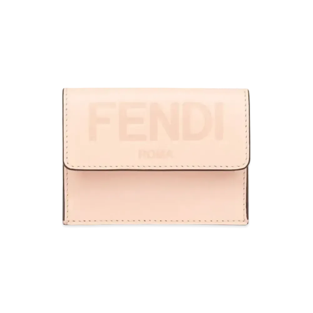 FENDI Micro Tri-Fold Wallet Leather "Pink"