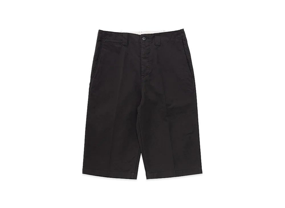 visvim Wide Chino Shorts "Black"