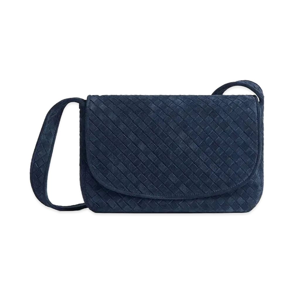 Bottega Veneta Veneto Flap Messenger "Neptune"