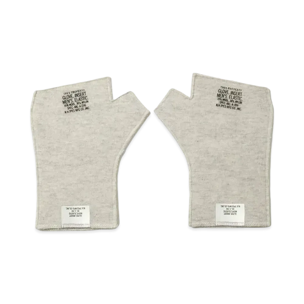 N.HOOLYWOOD Fingerless Gloves "Heather Grey"