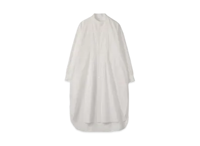 Yohji Yamamoto Y's 100/2 BROAD PIN TUCK BLOUSE "White"