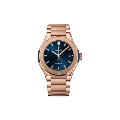 HUBLOT Classic Fusion Blue King Gold Bracelet 38mm
