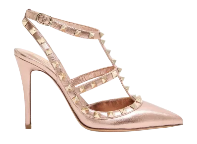 Valentino Garavani Women's Rockstud Pumps "Rose"