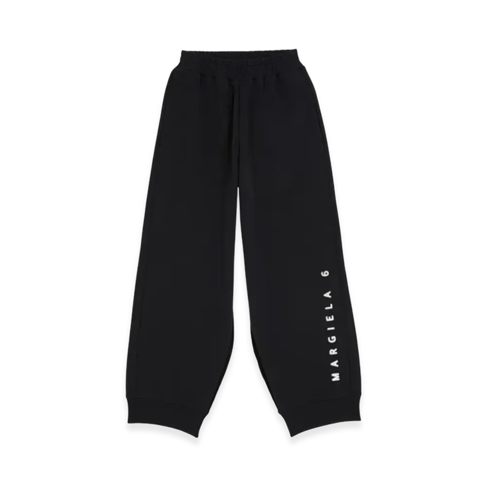 MM6 Maison Margiela Women's Oversized Margiela 6 Track Pants "Black"