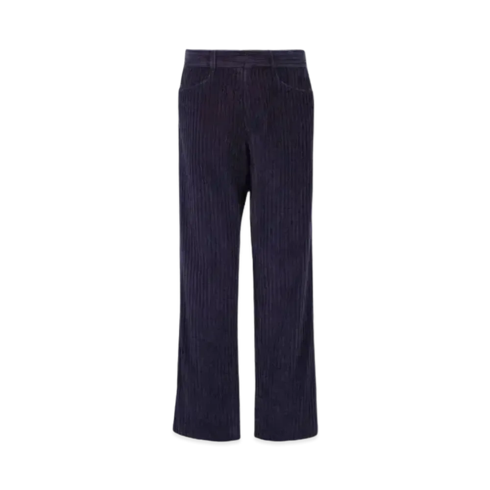 Maison Margiela Corduroy Cropped Trousers "Navy"