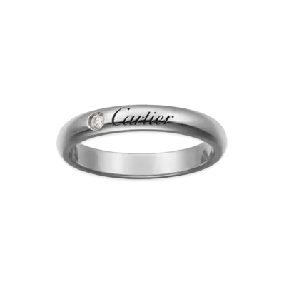 Cartier C De Cartier Wedding Ban "Platinum/Diamond"
