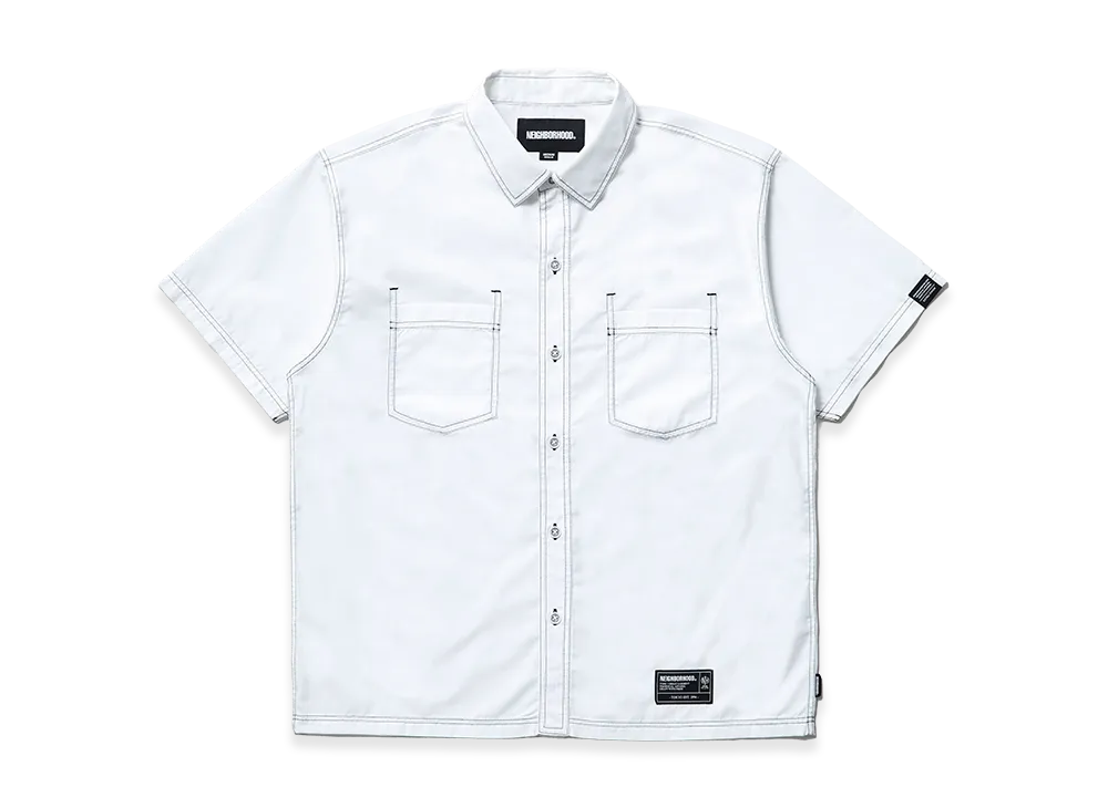 NEIGHBORHOOD Visible Stitching Shirt SS "White"