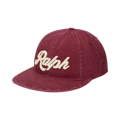Polo Ralph Lauren Appliqued Twill Ball Cap "Red"